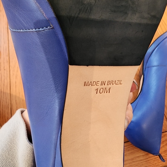 Dr. Liza ocean blue sneaker pumps sz 10M - Picture 11 of 11